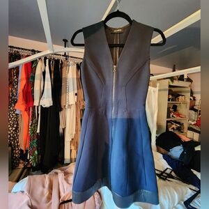 Yigal Azrouel navy blue dress-small